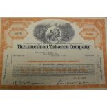 A collection of 23 framed share certificates,