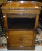 A 19th Century mahogany night table,