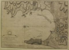WILLIAM FADEN (PUBLISHER) "Plan of the Bay,