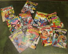 A collection of comics to include "Super Spider Man with The Super-Heroes / and The Titan", No.