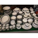 A Royal Doulton "Sherbrook" dinner service (8 place settings) CONDITION REPORTS