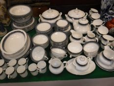 A Royal Doulton "Sherbrook" dinner service (8 place settings) CONDITION REPORTS