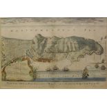 TINDAL (PUBLISHER) "Plan of the Town and Fortifications of Gibraltar,