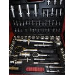 A 94 piece socket set and a 170 piece HSS drill set*