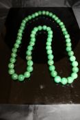 A simulated jade necklace*