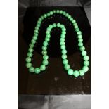 A simulated jade necklace*