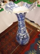 A Japanese Meiji period Arita floor vase,