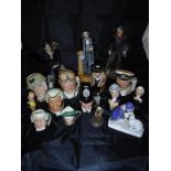 A collection of mainly Doulton wares including Royal Doulton character jugs "The Soldier" (D6876),