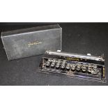 A Charles Bennett Junior Typewriter, circa 1907, by The Junior Typewriter Company, Serial No.