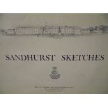 GENERAL SIR CECIL BLACKER GCB OBE MC "Sandhurst Sketches", illustrated by Joan Wanklyn,