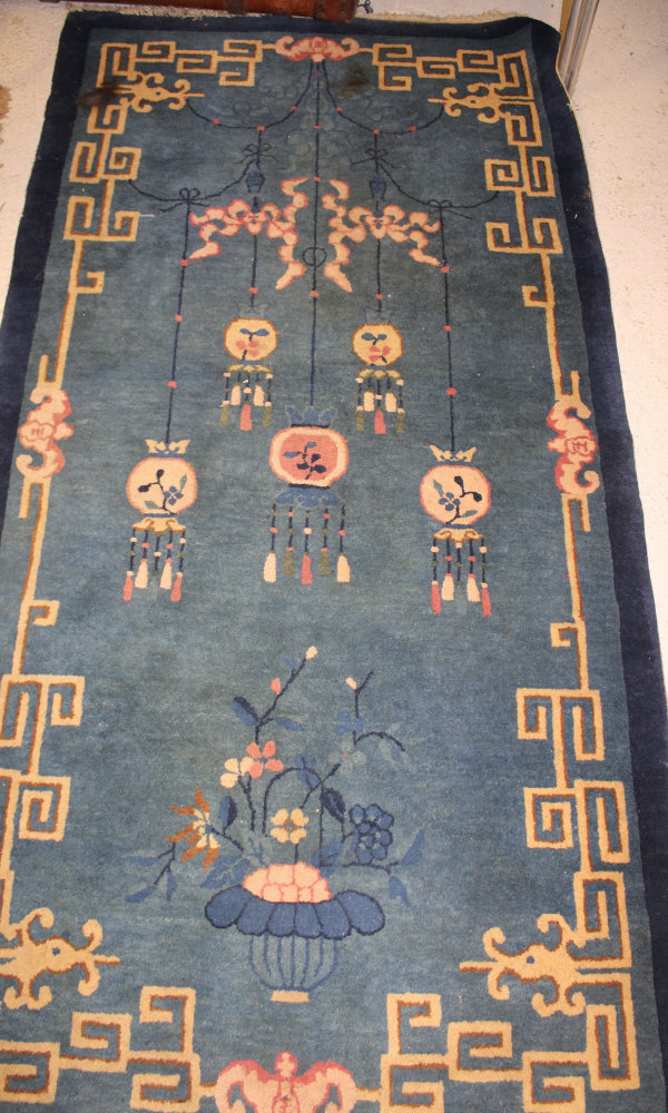 A Chinese Peking rug,