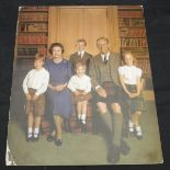 A collection of three Christmas cards from Her Majesty the Queen and Prince Philip dated 1986,