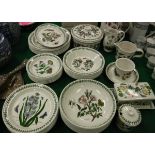 A collection of Portmeirion "Botanic Garden" dinner wares including six place settings of large,