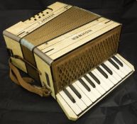 A Hohner Student One piano accordion