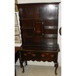 An 18th Century style oak dresser of small proportions,