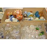 Seven boxes of assorted decorative china to include various plates, tureens,