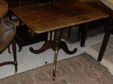 A 19th Century mahogany tilt top table ,