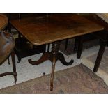 A 19th Century mahogany tilt top table ,