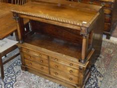 An early 19th Century rosewood buffet,