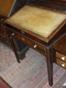 A 19th Century mahogany clerks desk,