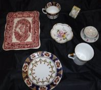 A collection of china and other wares to include Royal Albert, Old Country Roses tea cups,