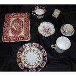 A collection of china and other wares to include Royal Albert, Old Country Roses tea cups,