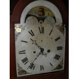 A 19th Century mahogany and inlaid long case clock,