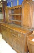 An early 20th Century oak dresser,