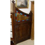 A 20th Century oak room divider,