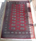 A modern Turkoman rug,