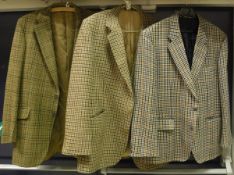 Three plaid jackets by John G Hardy of London