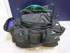 An Ultimate carp fisherman's carry-all, containing a quantity of keepnets, landing nets,