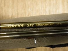 A Grey's "XF2 Streamflex" 10ft #3 trout fly rod,