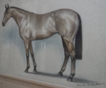 ALEXANDER CHARLES-JONES "When Lad", study of horse, watercolour, signed lower right and dated '77,
