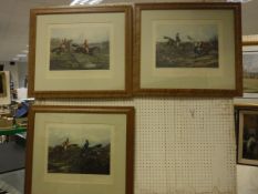 AFTER HENRY ALKEN "The Right and Wrong Sort from Fores's Hunting Sketches", plate No's.