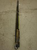 A collection of graphite and cane fishing rods,