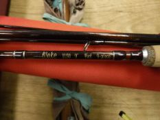 A Bloke XL50 9ft #4 four piece trout fly rod,