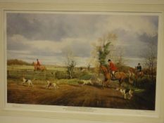 AFTER PETER DONNITHORNE "The Bicester Hunt with Whaddon Chase Monday 22nd January 1996, Street Farm,