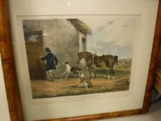 AFTER WILLIAM J SHAYER Coarsing; plate I "Going Out" and plate II "The Return Home",