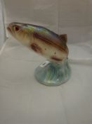 A Jema ceramic model of a salmon, Model No. 340 CONDITION REPORTS Damaged to tail.