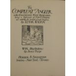 IZAAK WALTON "The Compleat Angler of all the Contemplative Man's Recreation: being a discourse of