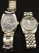 WITHDRAWN FOR FURTHER RESEARCH A Rolex Oyster Perpetual Date Just watch together with another