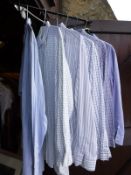 A collection of eleven various gentlemans shirts to include Pakeman Catto & Carter, Van Laack,