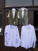 Two gents shirts by Turnbull & Asser, two Hawes & Curtis shirts and two S.