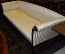 A 19th Century mahogany sofa,
