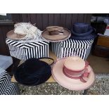 Five occasion hats to include Siggi of London and a Diana hat