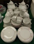 An Ancap (Italian) tea service comprising two three piece tea sets,