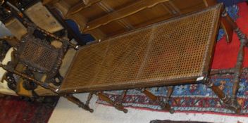A 19th Century walnut daybed in the 17th Century manner,