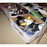 Four boxes of various shoes to include a pair of Christian Louboutin, Russell & Bromley,