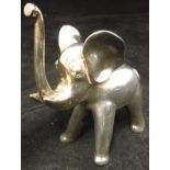 A modern silver figure of an elephant calf (London 1973) by S J Rose & Son 16.